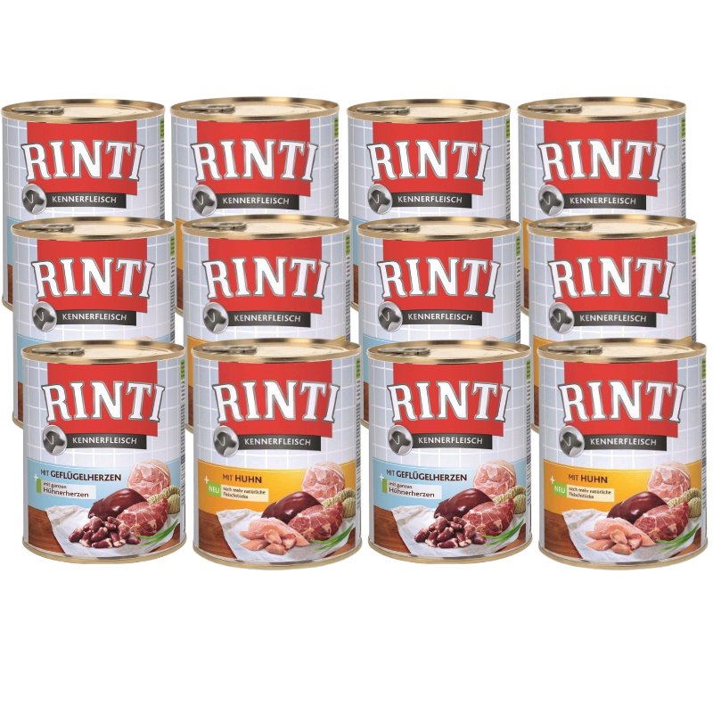 Rinti Kennerfleisch karma mokra dla psa Mix Smaków 12x800g
