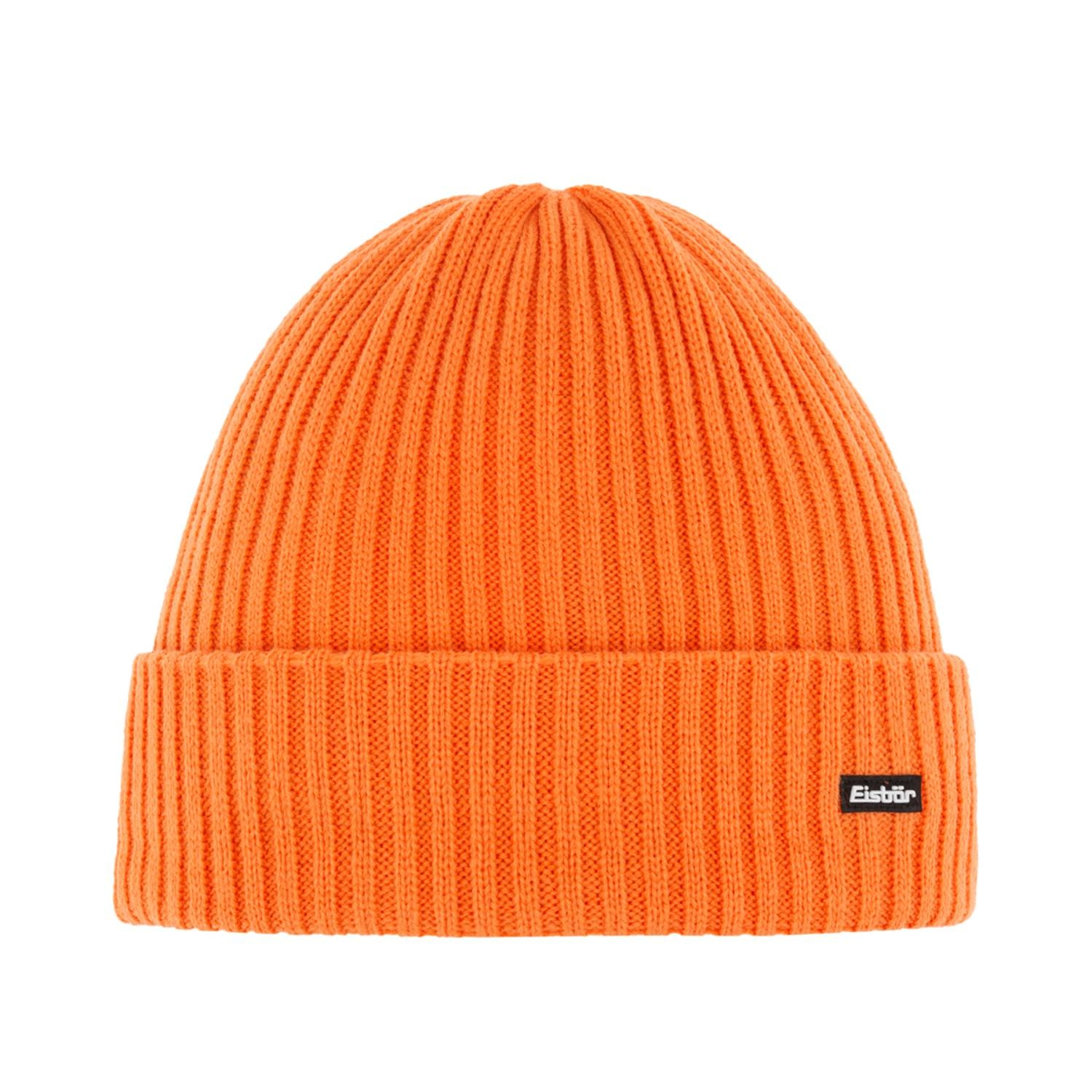 Czapka unisex Eisbar Ripp MU coral blaze - ONE SIZE