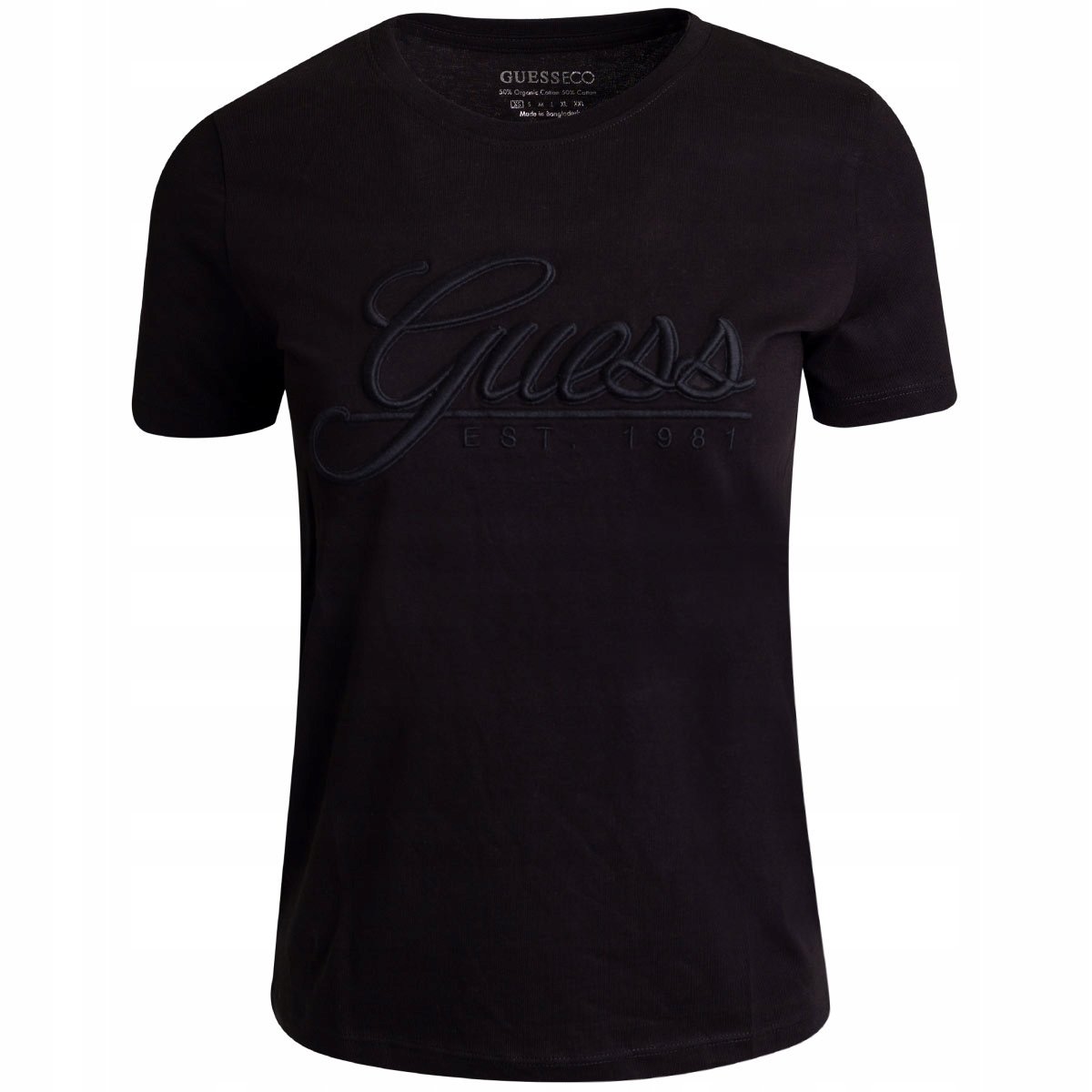 Guess Koszulka Damska T-Shirt Tee Czarna R. Xs