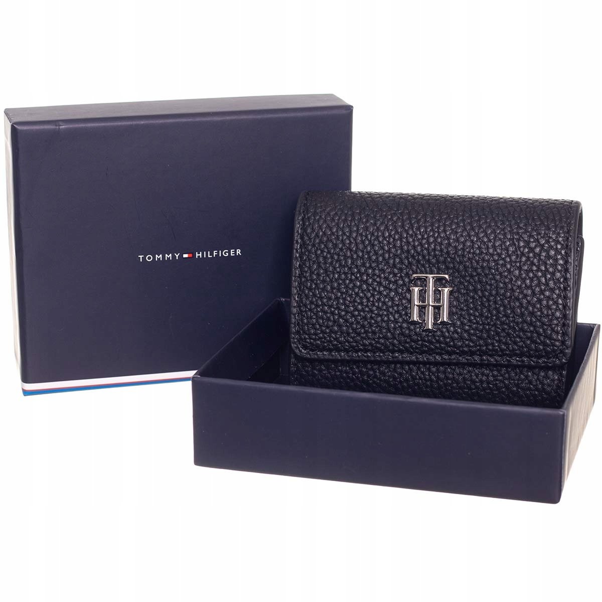 TOMMY HILFIGER PORTFEL DAMSKI TH ELEMENT CC BLACK