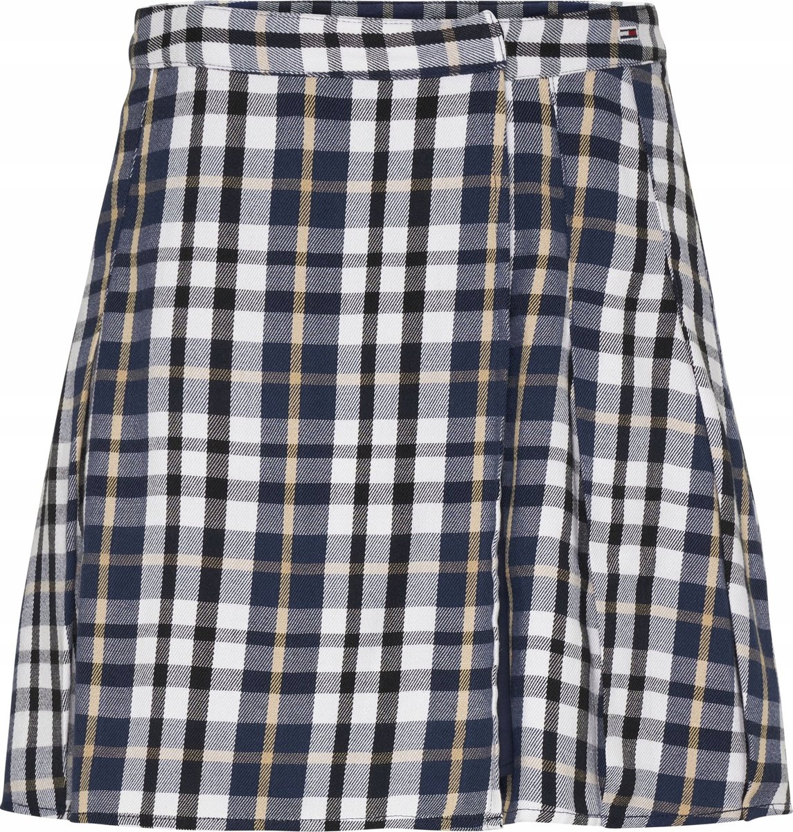 TOMMY HILFIGER SPÓDNICA DAMSKA WHITE/BLACK r.S