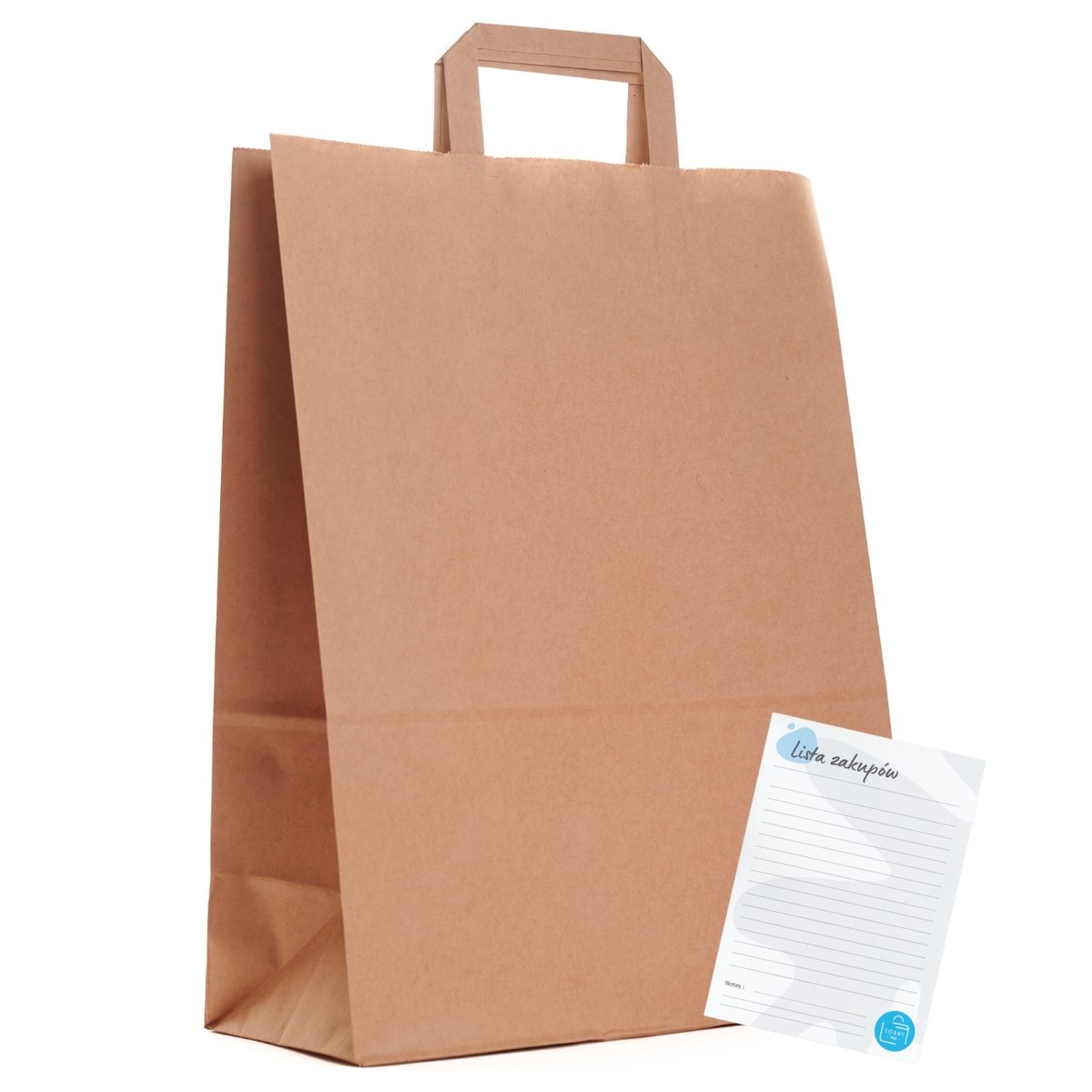 torba papierowa na zakupy SZARA torby na prezenty torebki 32x16x43cm 25 szt