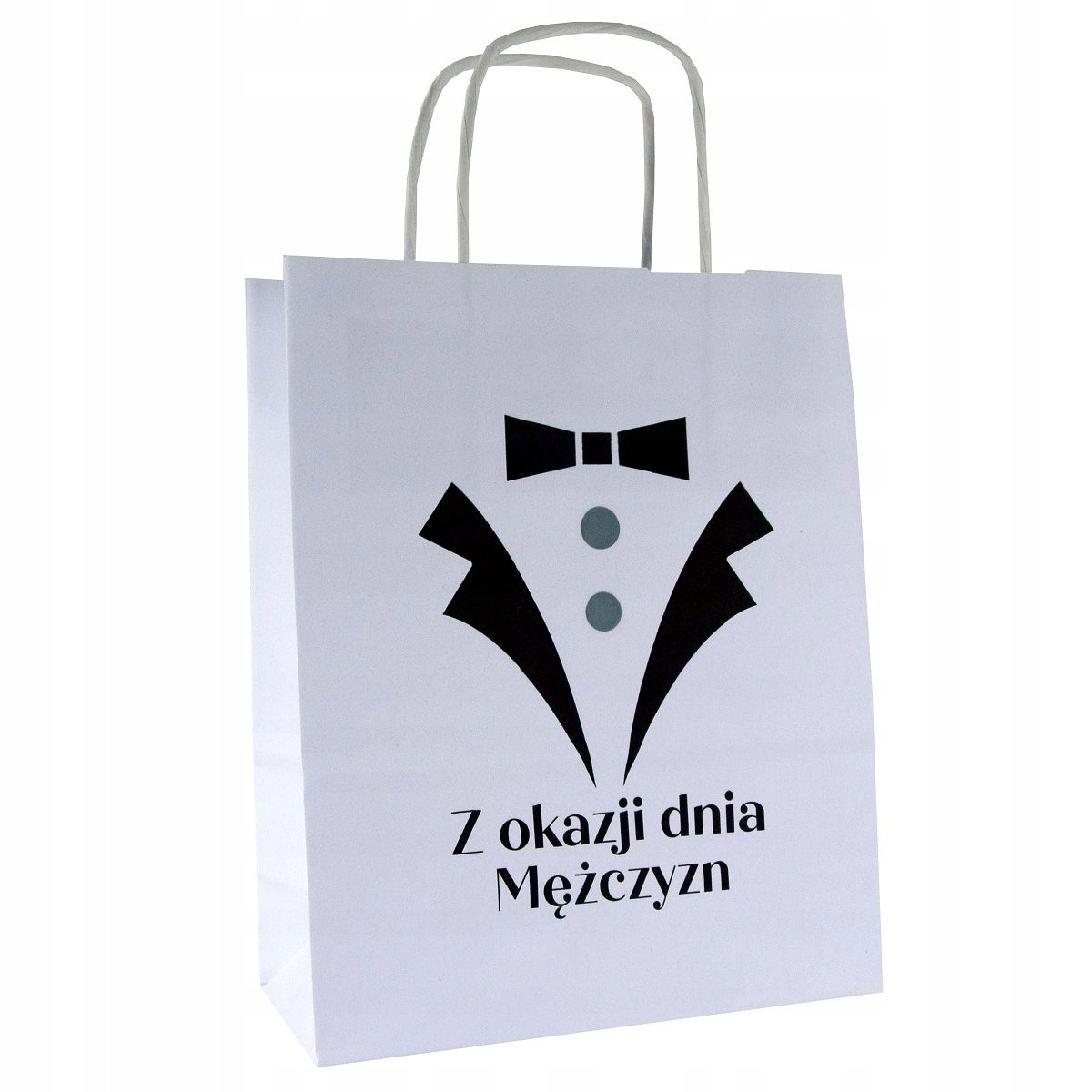 torba papierowa DZIEŃ MĘŻCZYZN mała na prezent x1