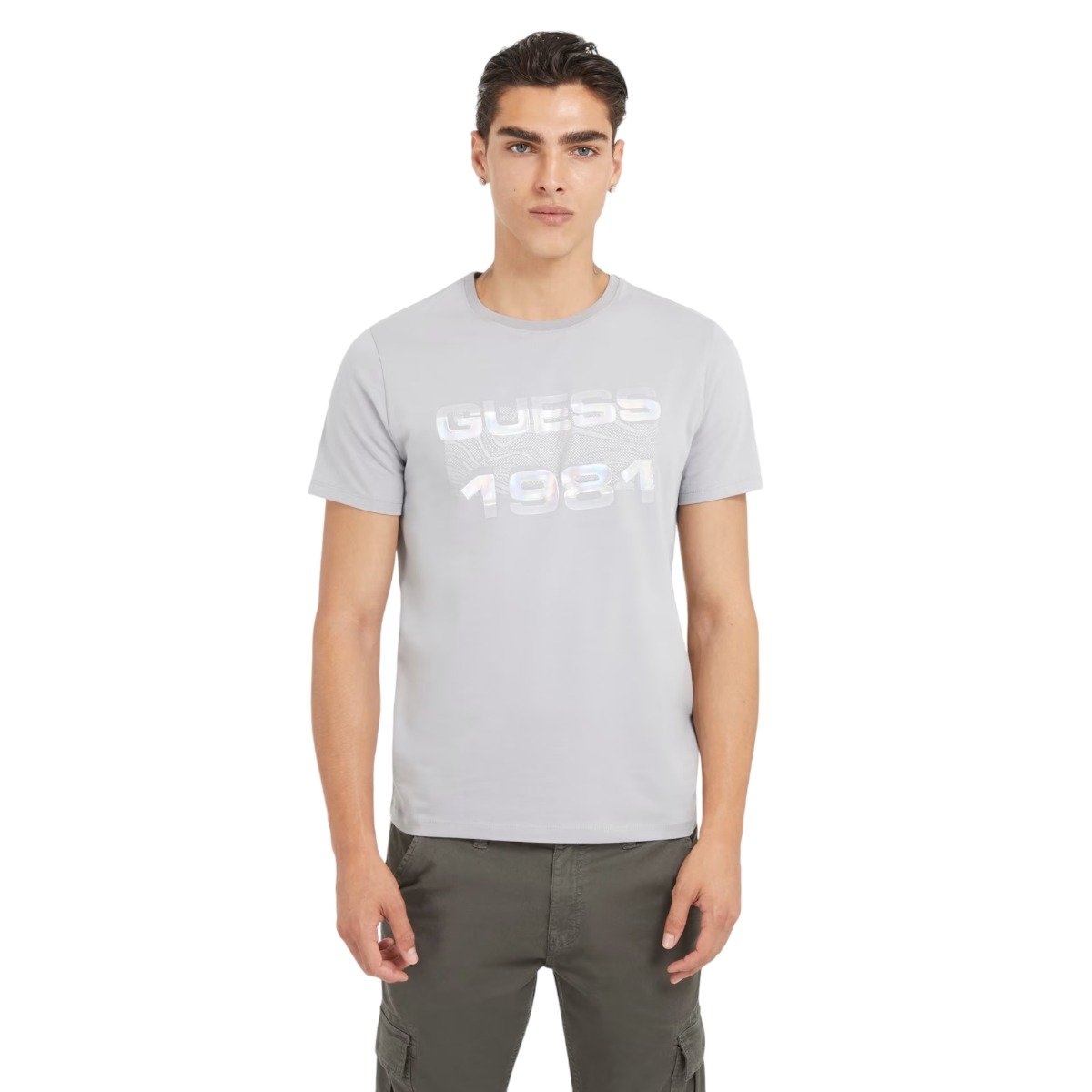 Guess Koszulka Męska T-Shirt Cn Guess Szara R.Xxl