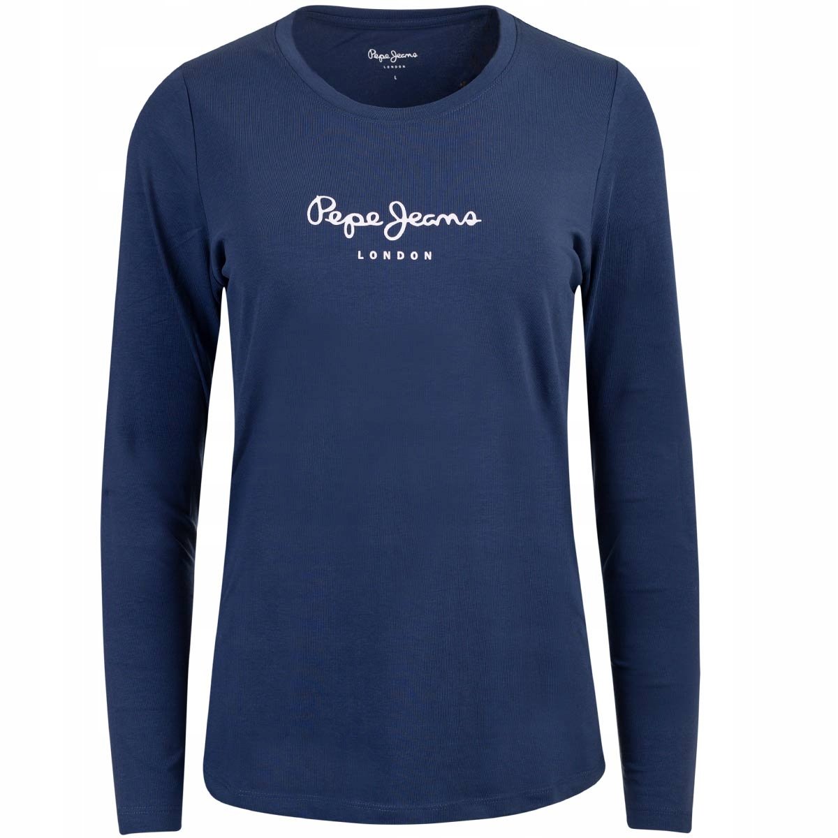 PEPE JEANS KOSZULKA DAMSKA DŁUGI RĘKAW GRANAT r.S