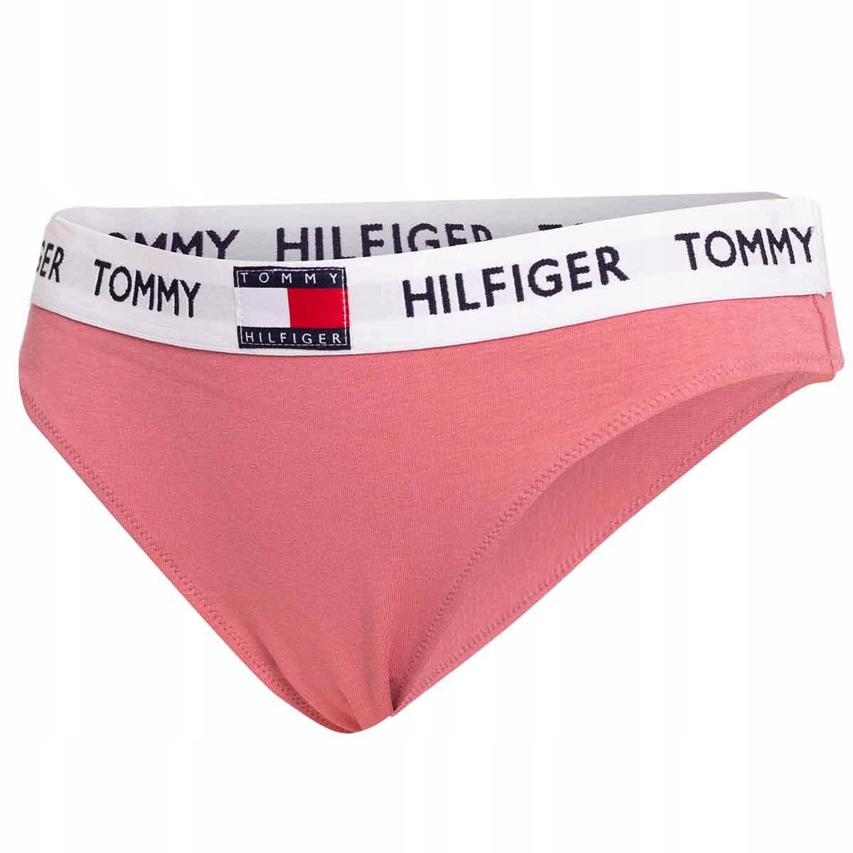 TOMMY HILFIGER MAJTKI DAMSKIE BIKINI RÓŻOWE S