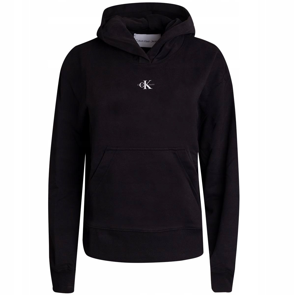CALVIN KLEIN BLUZA DAMSKA MICRO MONOLOGO CZARNA r.XS