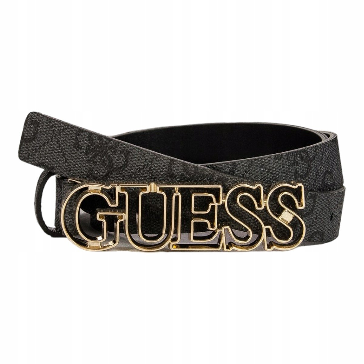 Guess Pasek Damski Victoria Not Adt Pant Belt Czarno-Szary R.M