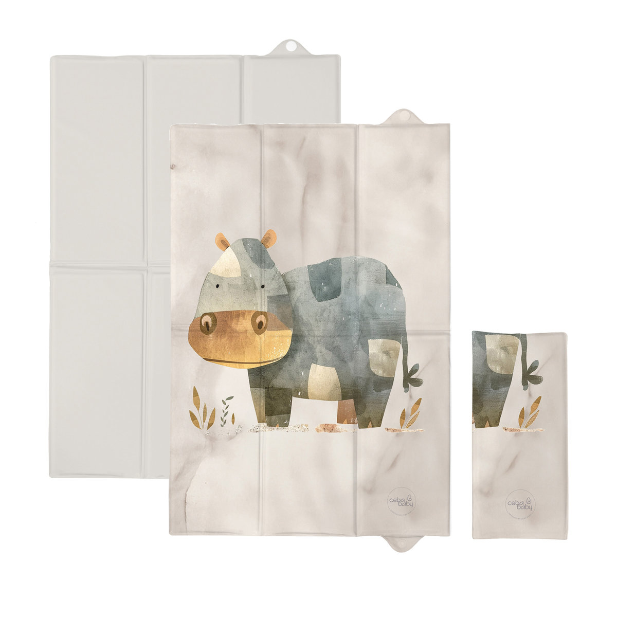 CEBA BABY Składana mata do przewijania (40x60) Basic Cosy Hippo