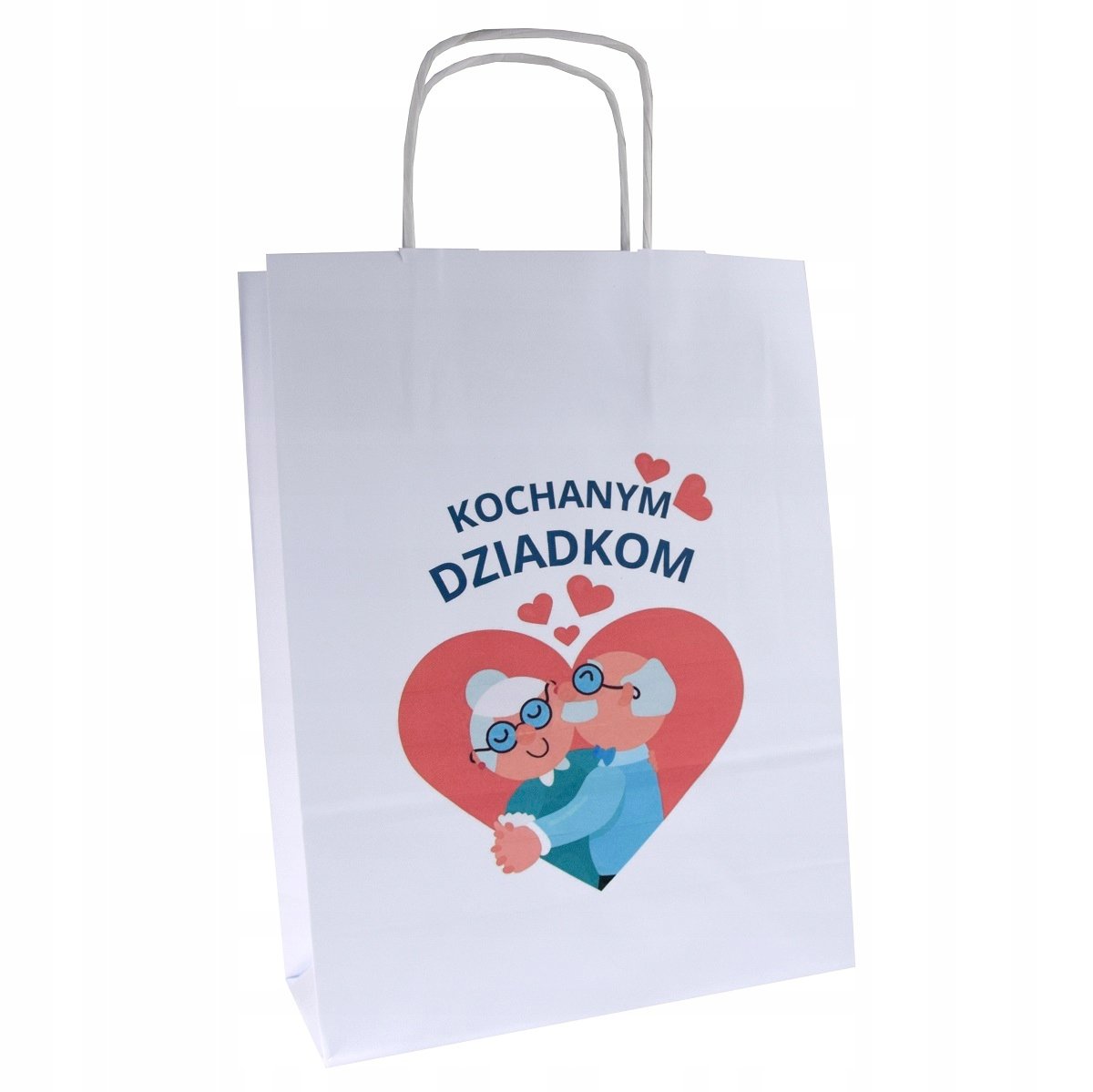 torba papierowa na prezent KOCHANYM DZIADKOM 1 szt