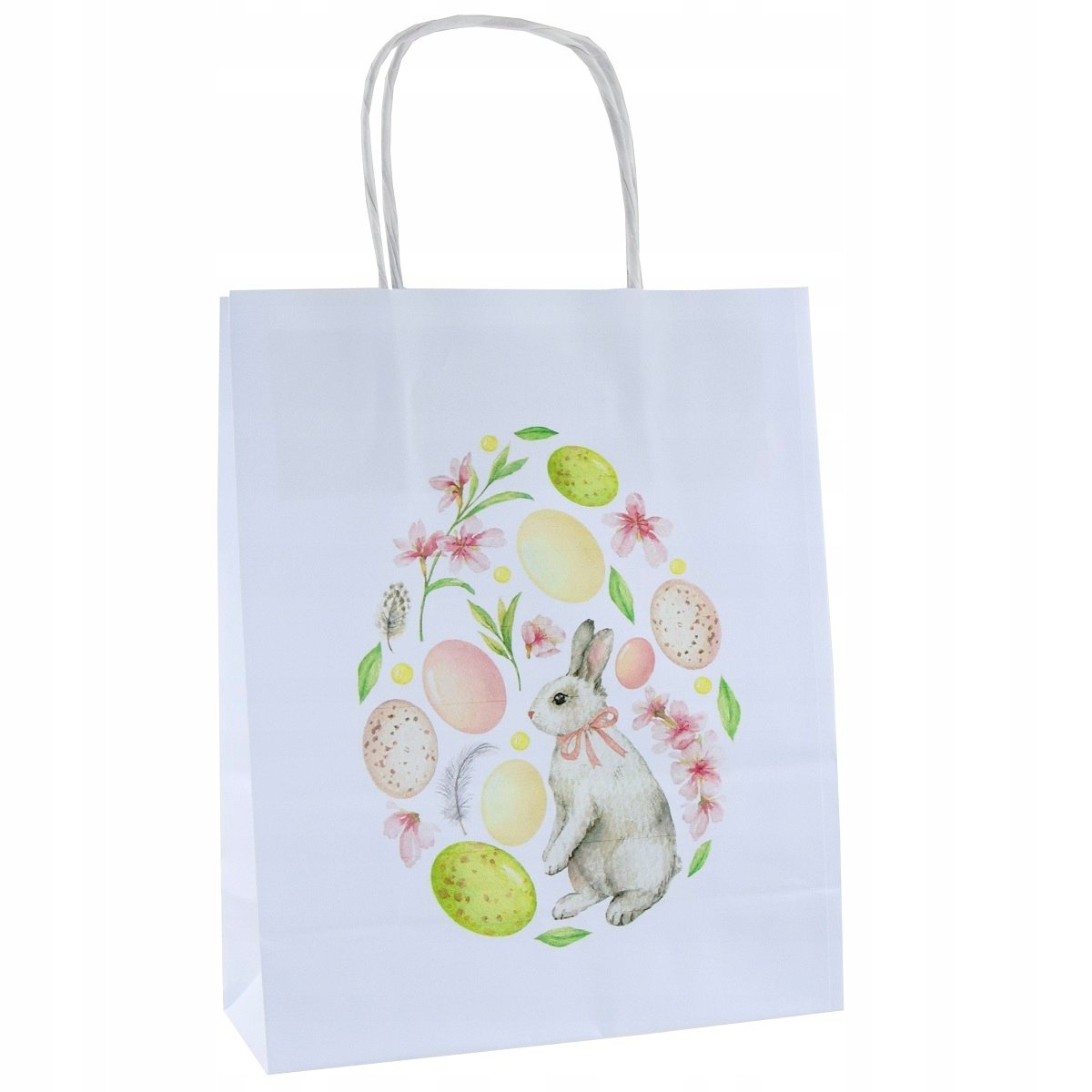 torba papierowa z nadrukiem A5 18x8x22 cm mała na WIELKANOC pisanka x1