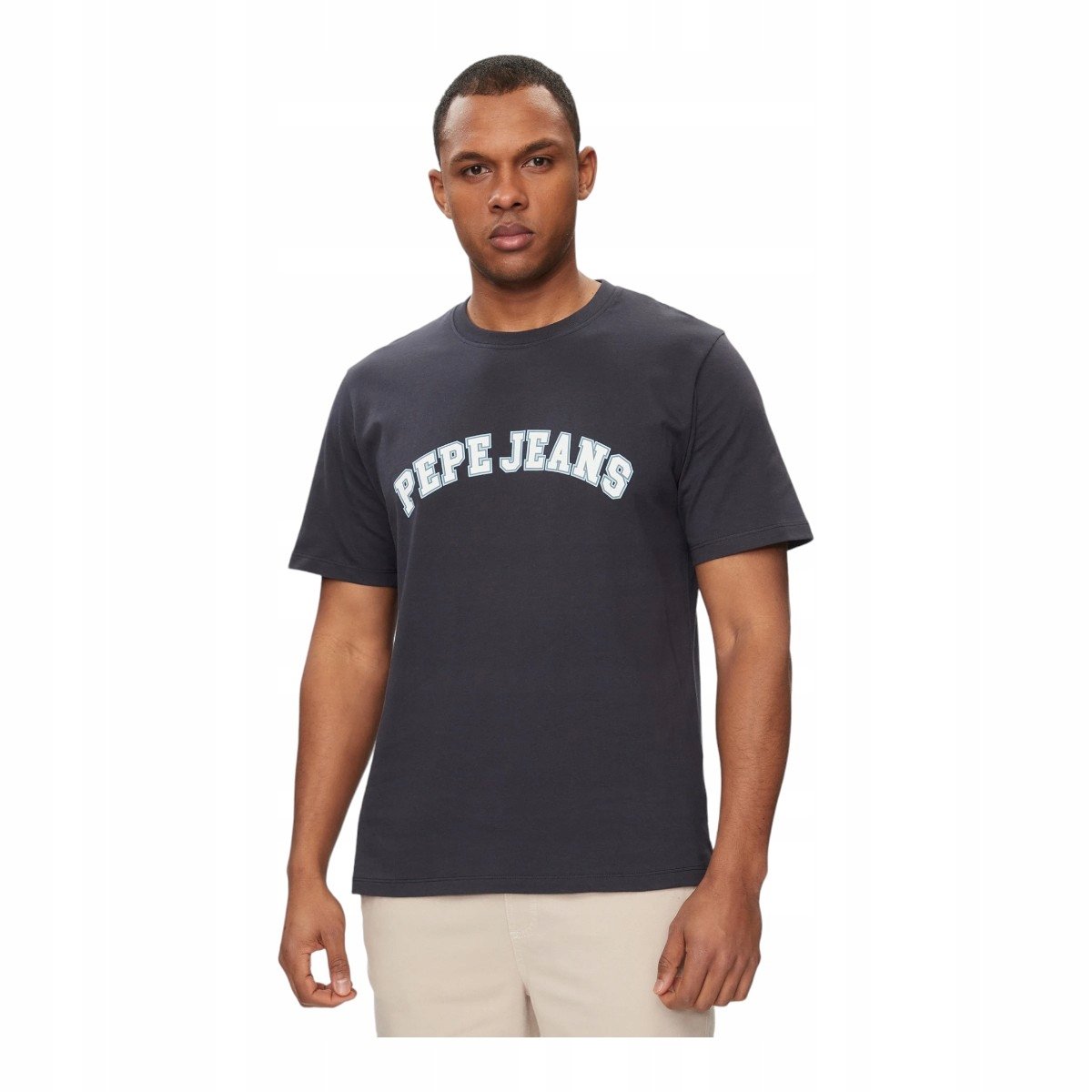 PEPE JEANS KOSZULKA MĘSKA T-SHIRT CLEMENT DULWICH BLUE GRANATOWA r.L
