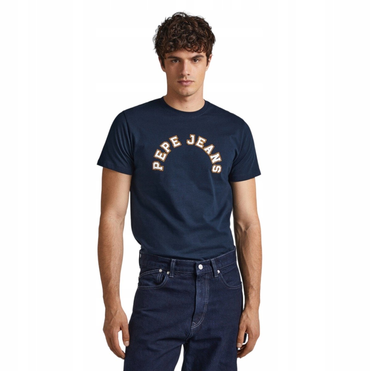 Pepe Jeans Koszulka Męska T-Shirt Granatowa R.Xl