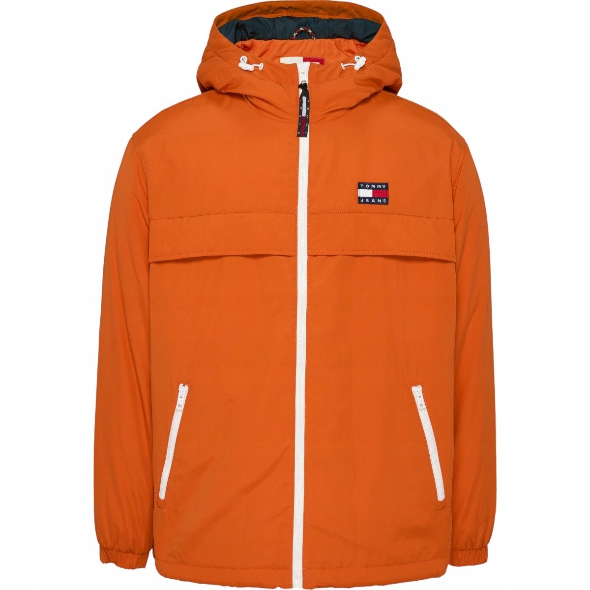 Tommy hilfiger kurtka męska padded pomarańczowa m