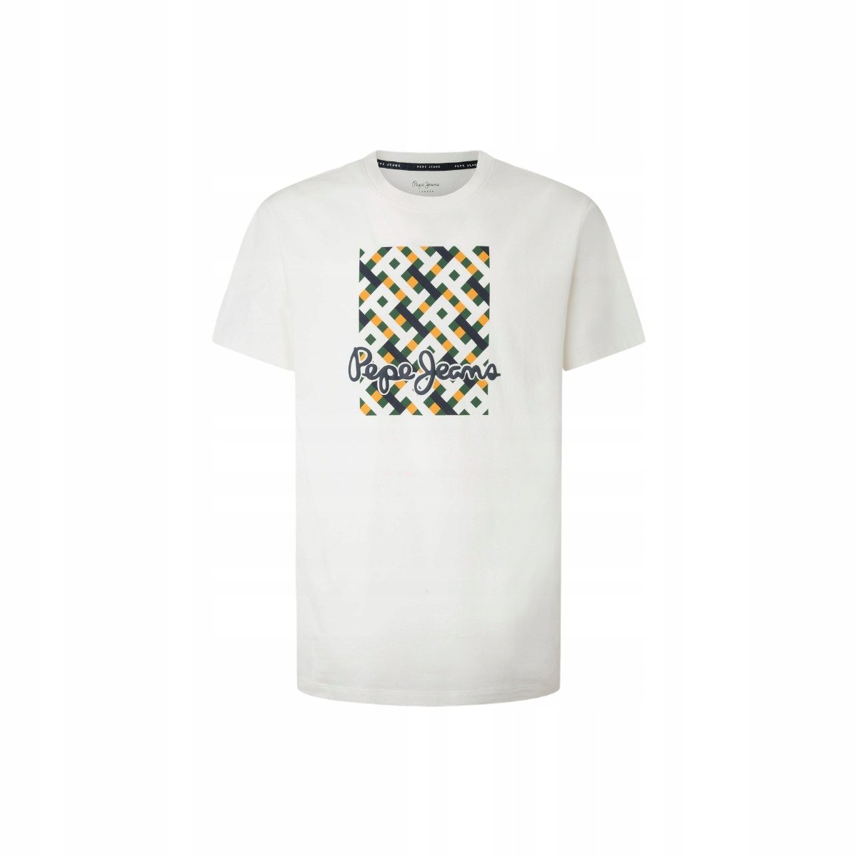 PEPE JEANS KOSZULKA MĘSKA T-SHIRT WARREN ECRU r.M
