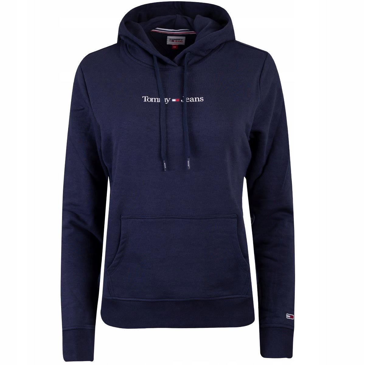 TOMMY HILFIGER BLUZA DAMSKA Z KAPTUREM GRANAT r.S