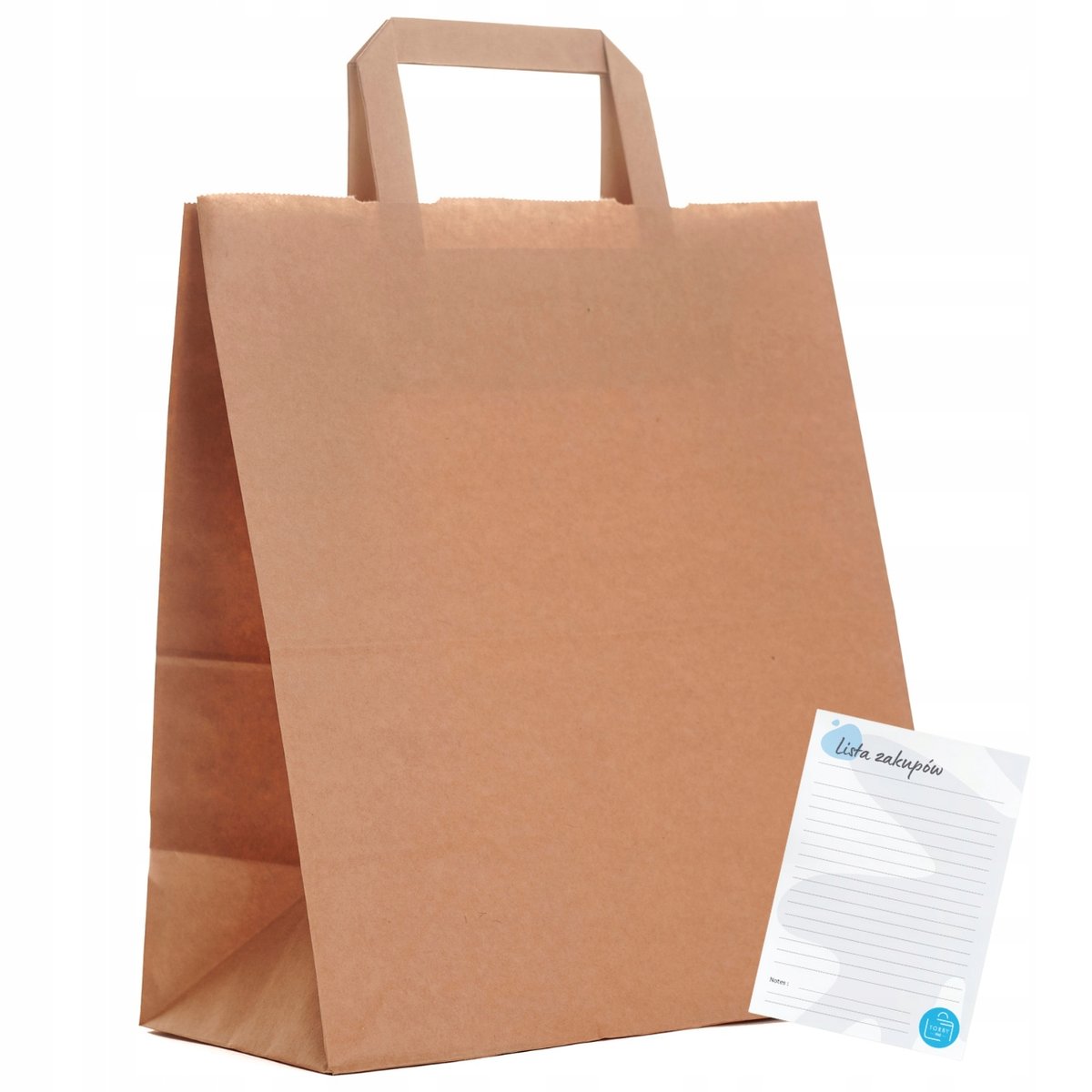 TORBA PAPIEROWA 26x14x30cm szara torebki PAPIEROWE torby 260x140x300 250szt