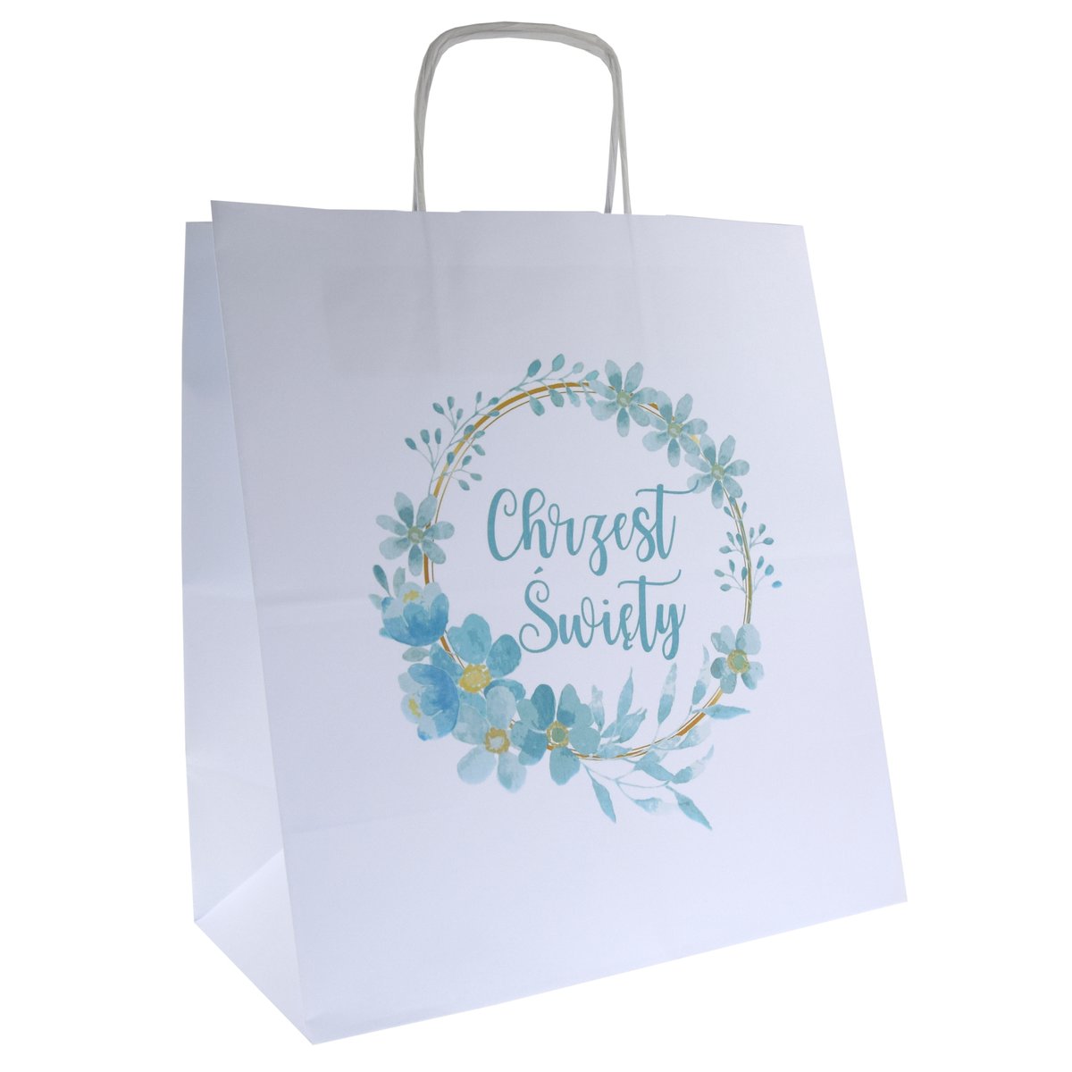 torba papierowa na ciasto podziękowanie Chrzest x1