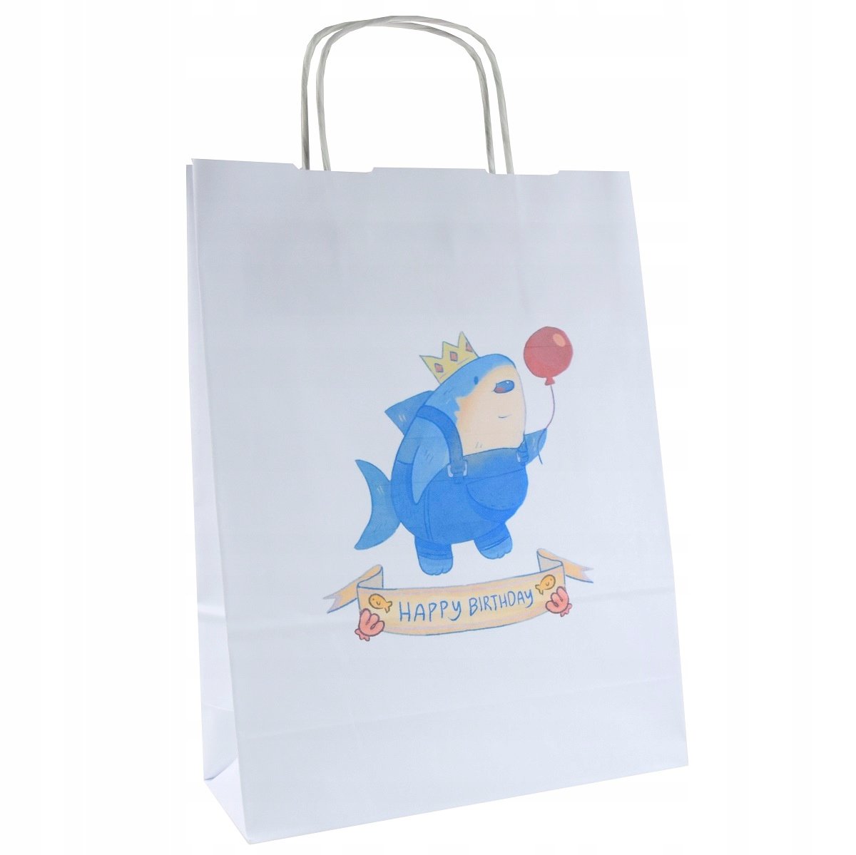 Torebka papierowa REKIN na urodziny torba 24x10x32cm torba prezentowa
