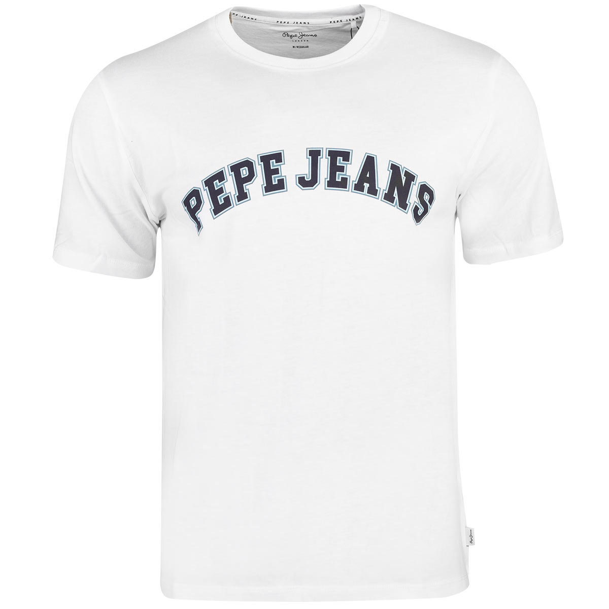 PEPE JEANS KOSZULKA MĘSKA T-SHIRT CLEMENT FACTORY WHITE BIAŁA r.M