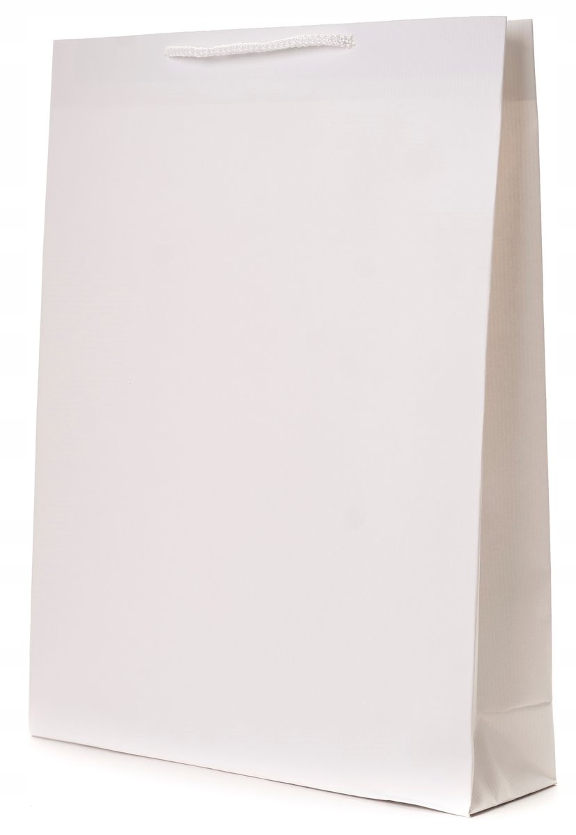 Torby papierowe a3 PRESTIŻ BIAŁE 30x9x40 100 sztuk