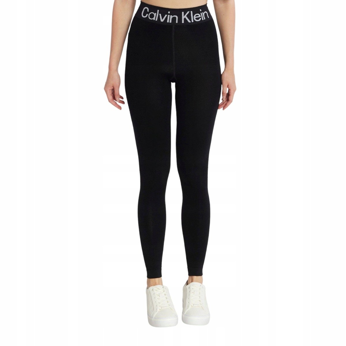 CALVIN KLEIN LEGGINSY DAMSKIE CK WOMEN CZARNE r.M