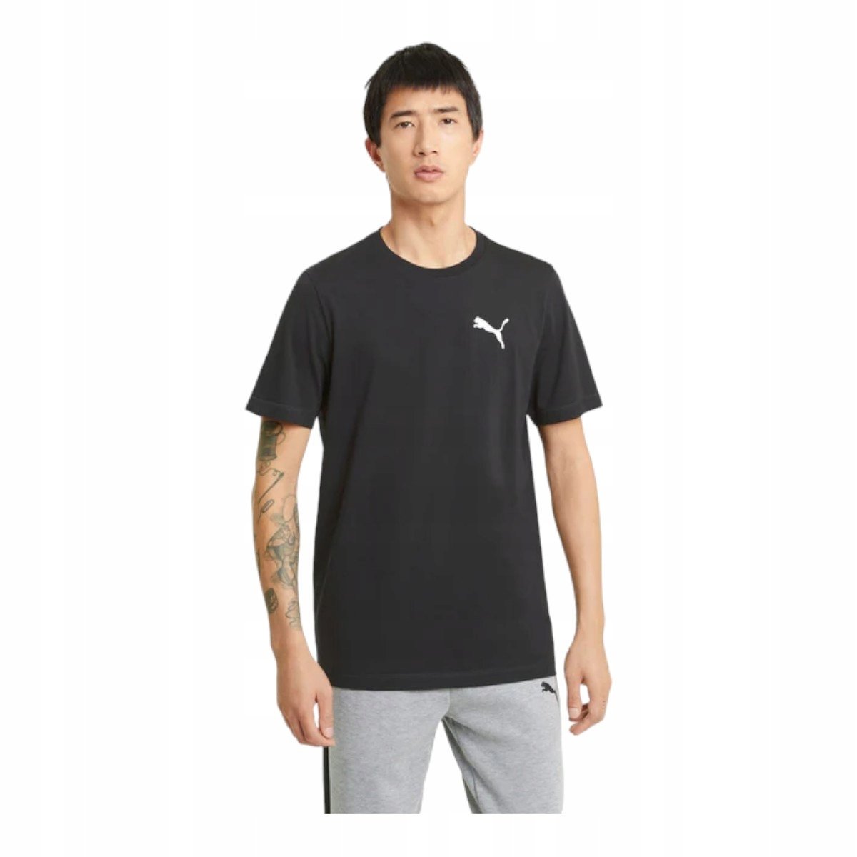 PUMA MĘSKA KOSZULKA T-SHIRT ACTIVE SOFT TEE CZARNA r.L