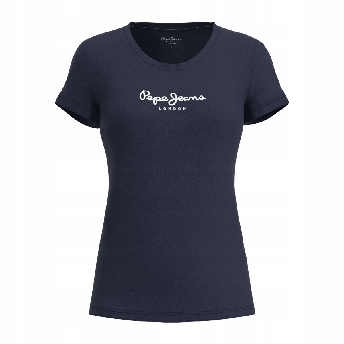 PEPE JEANS KOSZULKA DAMSKA T-SHIRT GRANATOWA r.XS