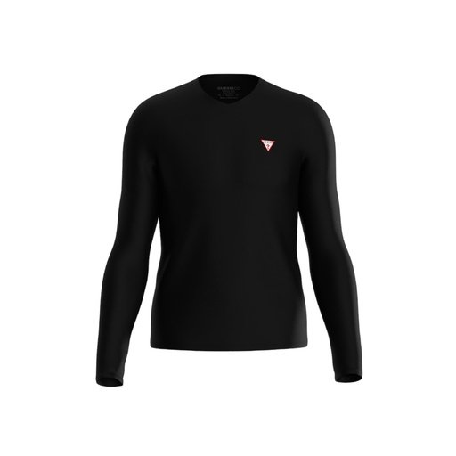 GUESS KOSZULKA MĘSKA Z DŁUGIM RĘKAWEM VN LS CORE TEE CZARNA r.M