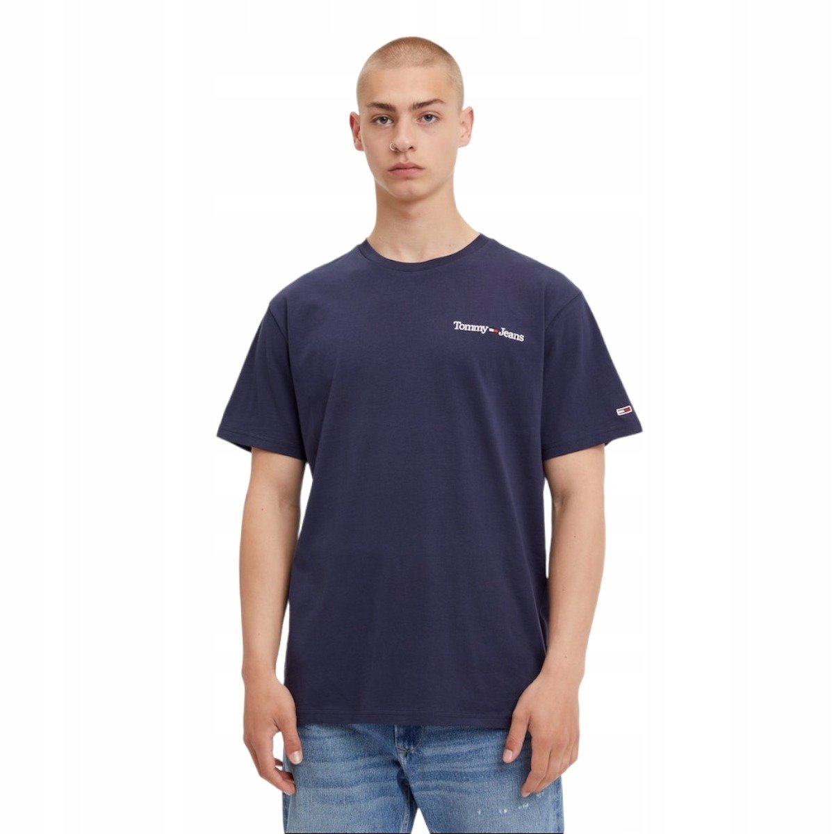 Tommy Hilfiger Koszulka Męska T-Shirt Granat R.M