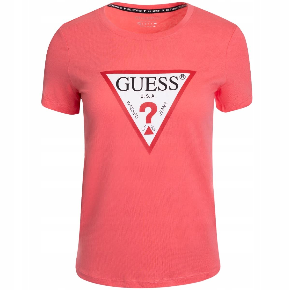 Guess Koszulka Damska T-Shirt Różowa R. Xs