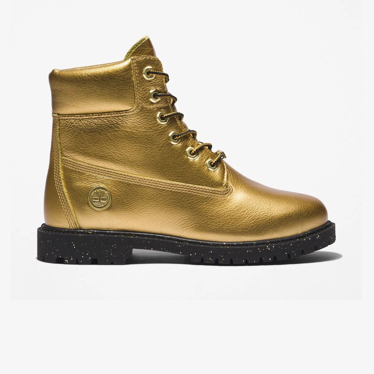 Buty Damskie Kozaki Timberland Złote Eleganckie Zimowe Rozmiar 39,5