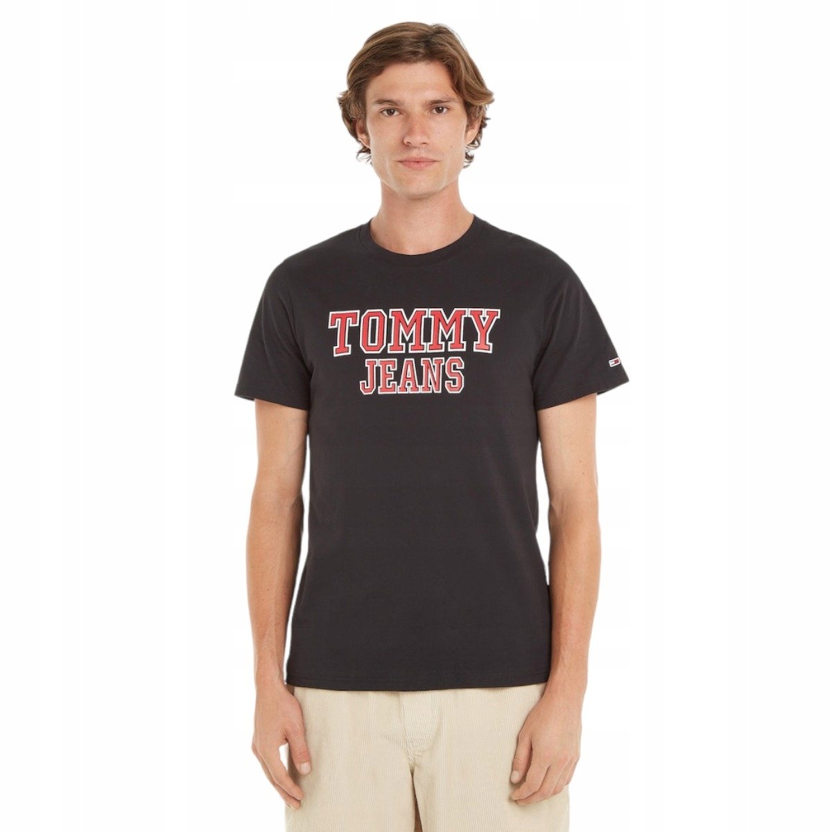 Tommy Hilfiger Koszulka Męska T-Shirt Czarna R. M