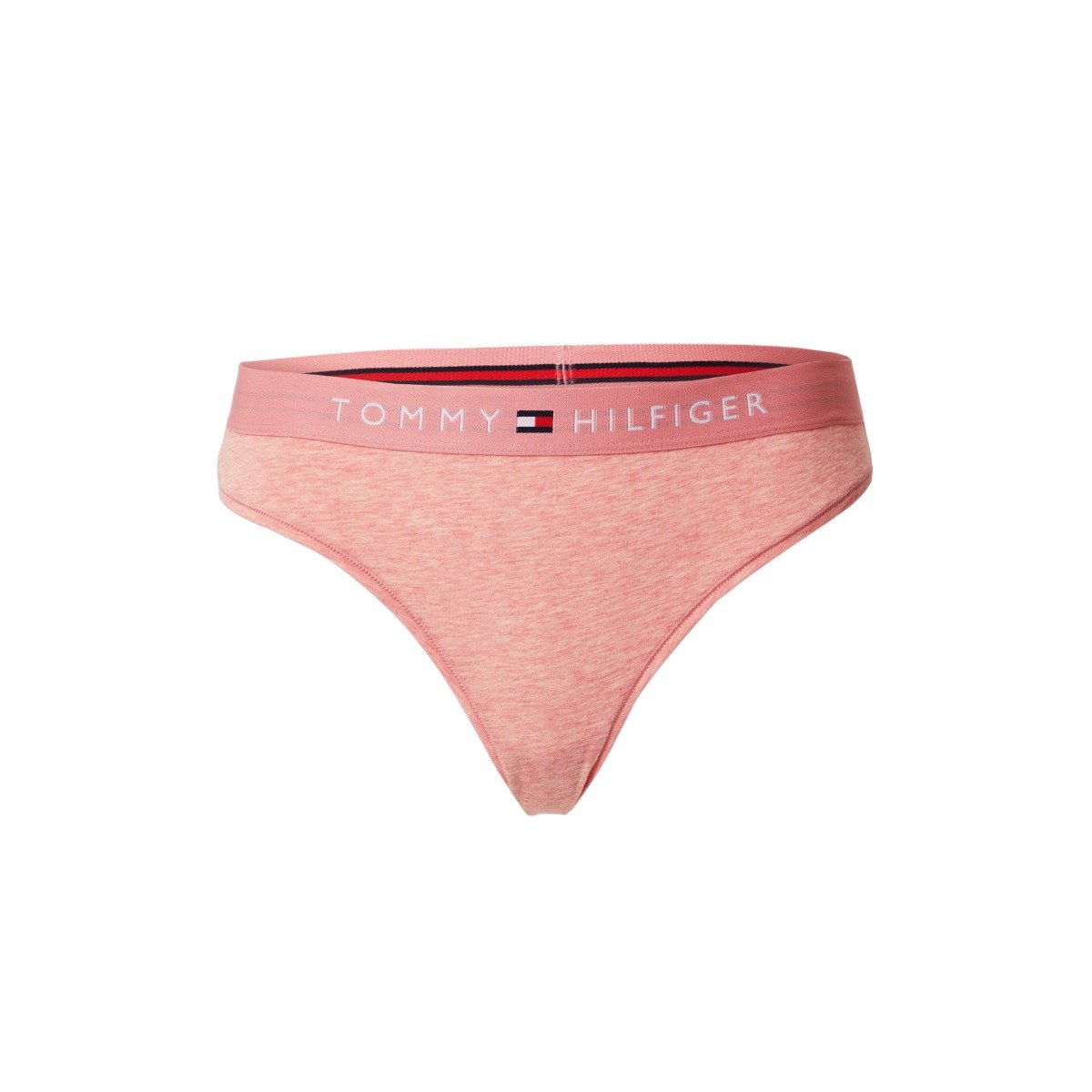 TOMMY HILFIGER STRINGI MAJTKI DAMSKIE THONG (EXT SIZES) RÓŻOWE r.S