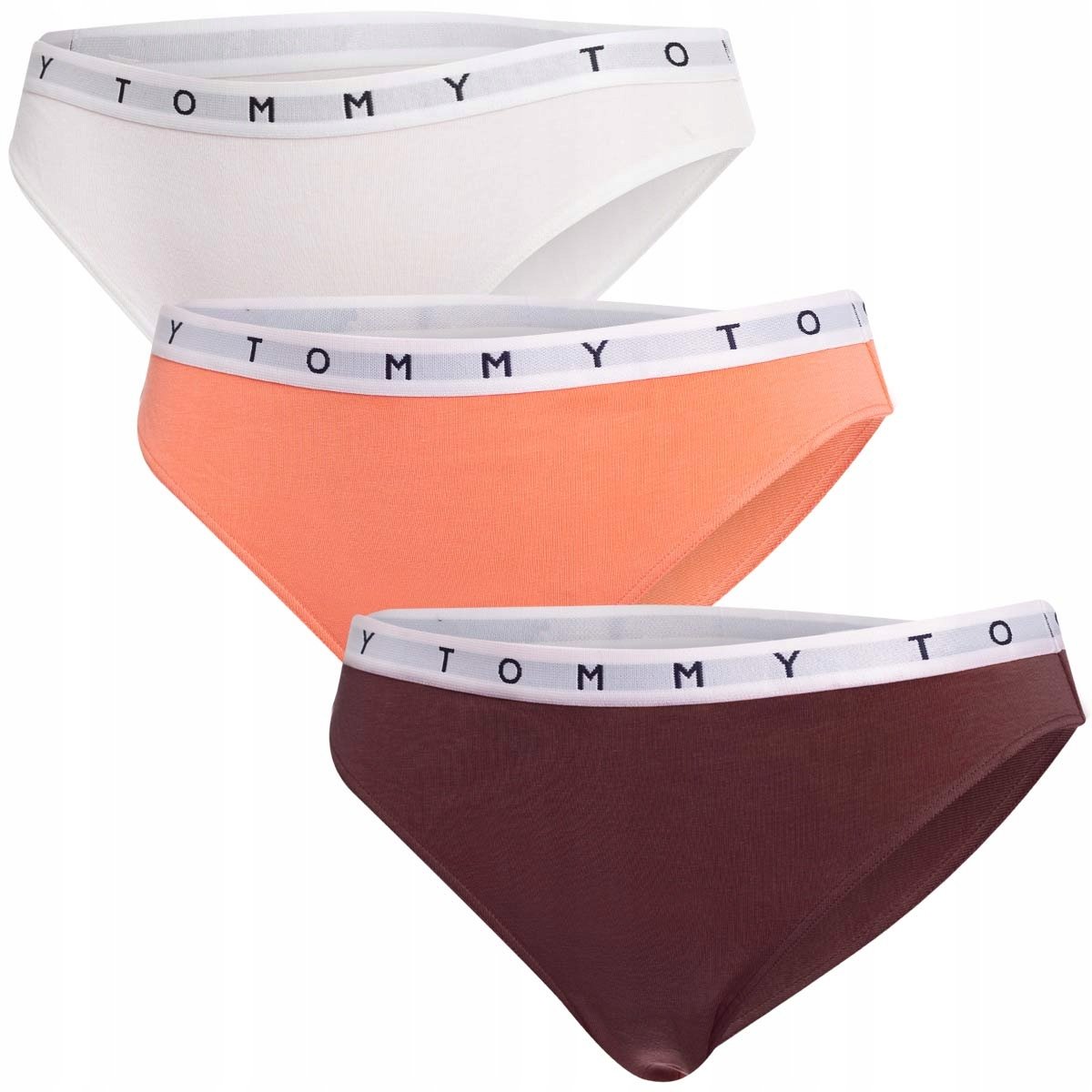 Tommy Hilfiger Bikini Damskie Majtki 3P R.Xs
