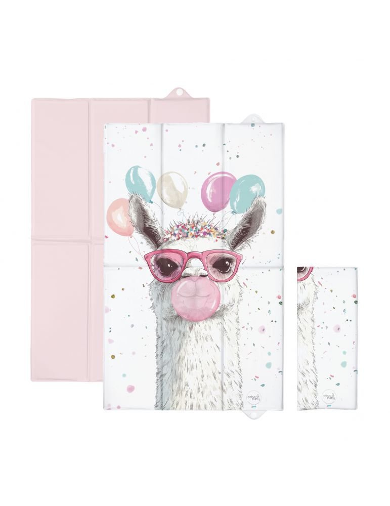 Składana Miękka Mata Do Przewijania 60X40 Przewijak Crazy Lama