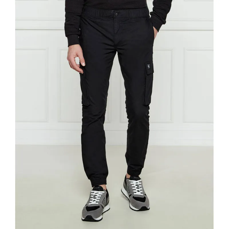 Calvin Klein Jeans Spodnie cargo ATMOSPHERE | Skinny fit