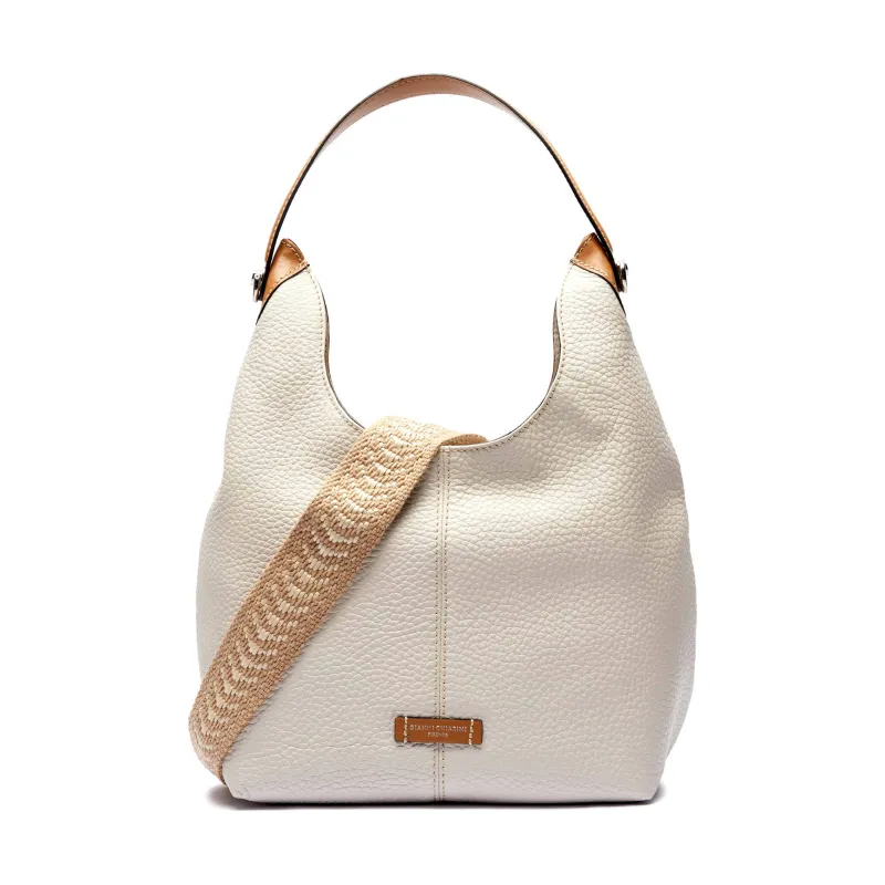 GIANNI CHIARINI Skórzane hobo alessandra