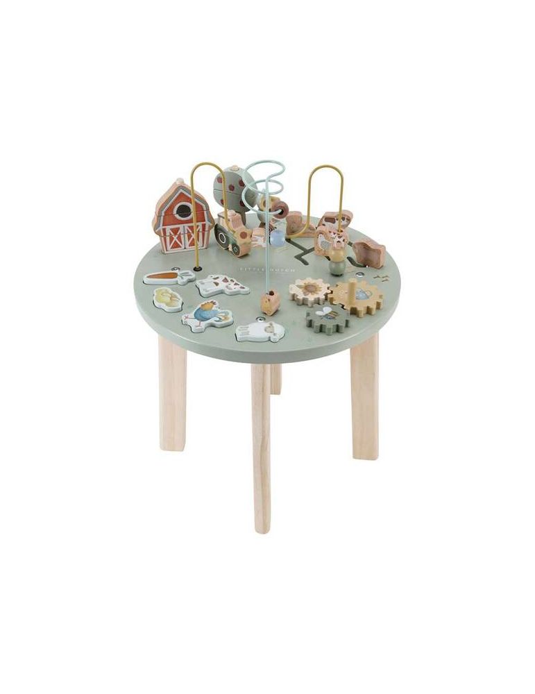 Little Dutch Drewniany stolik edukacyjny Little farm