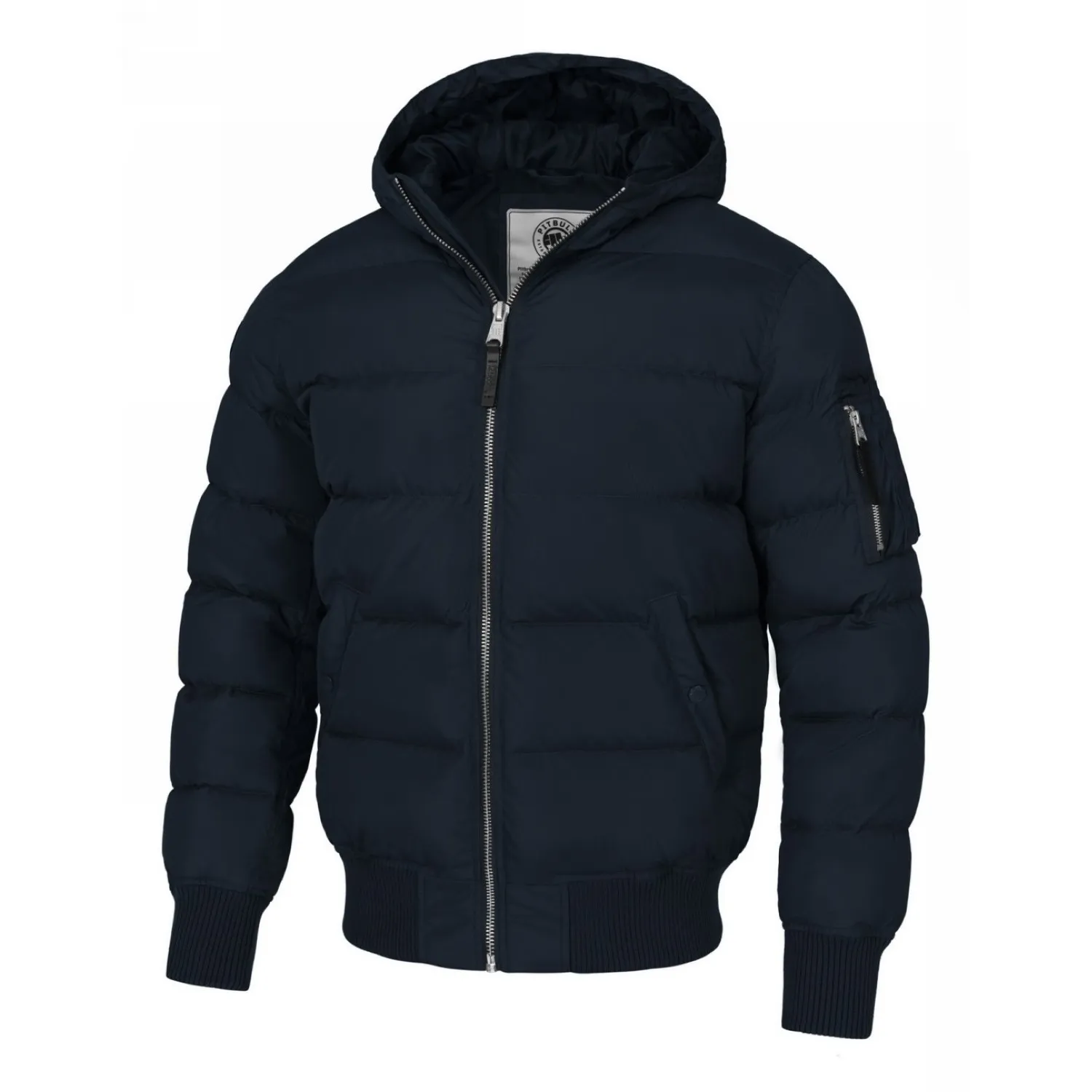 Kurtka zimowa z kapturem Pit Bull Gopher '24 - Granatowa  M