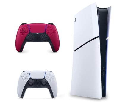 Sony PlayStation 5 Slim Digital Fortnite + pad Cosmic Red