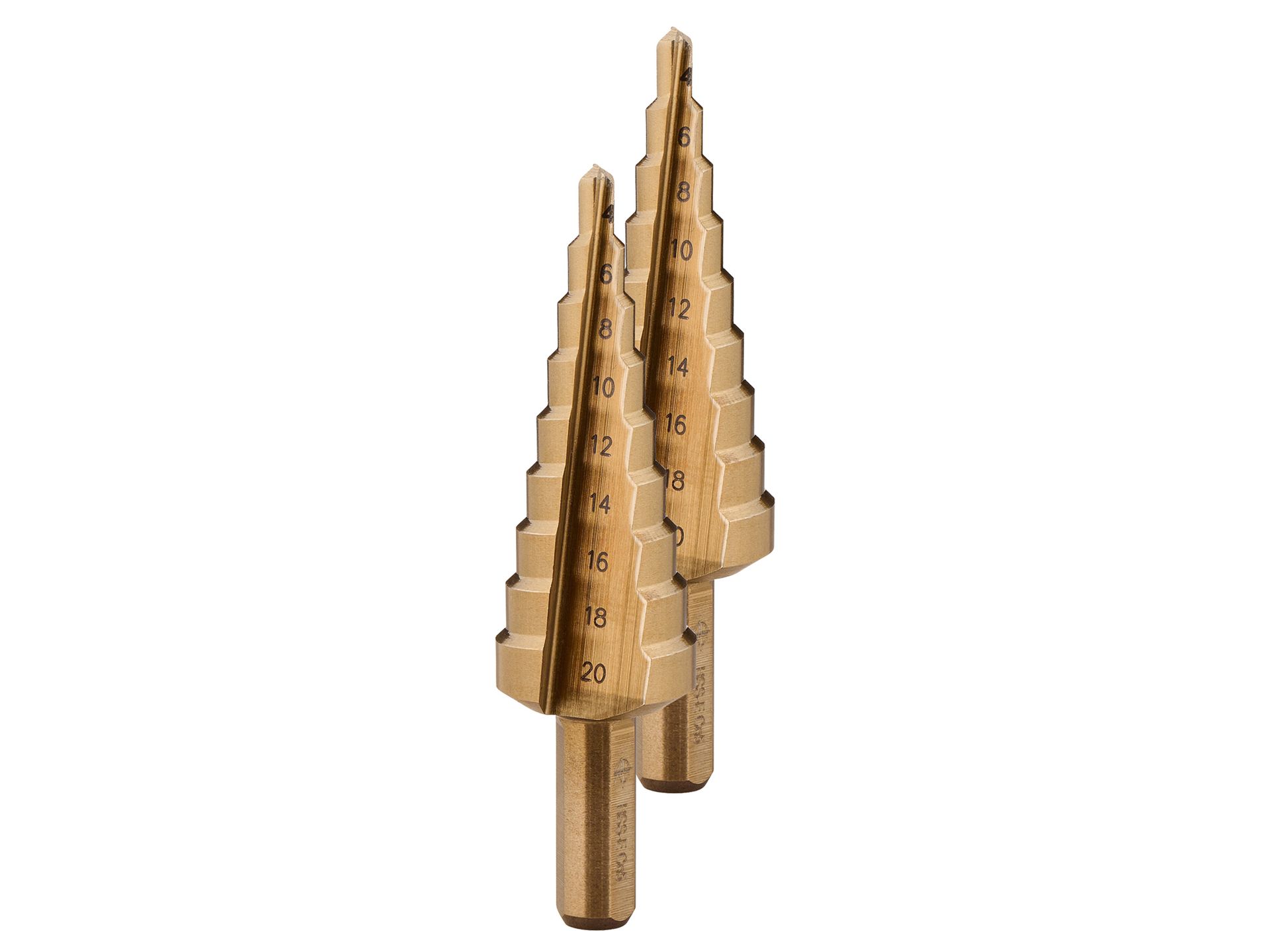 PARKSIDE PERFORMANCE® Wiertła stopniowe lub Wiertła HSS (Wiertła stopniowe 4-20 mm, 2 sztuki)