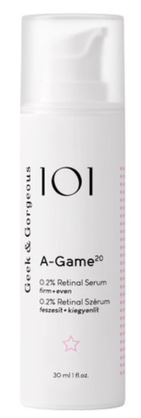 Geek & Gorgeous A-game 20 przeciwzmarszczkowe serum Z Retinalem 0,2%