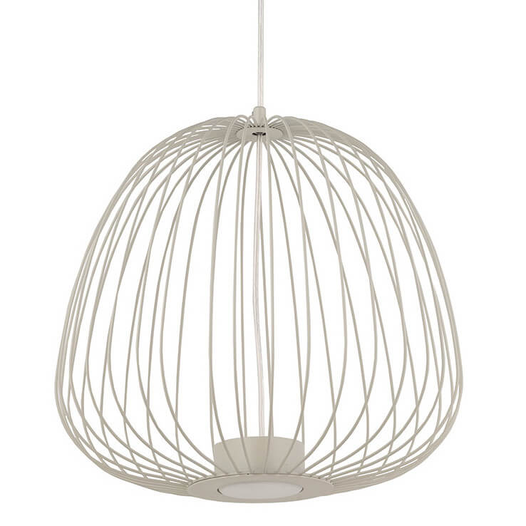 Lampa zwieszana nad stół Bell 40880 druciana kuchenna szara