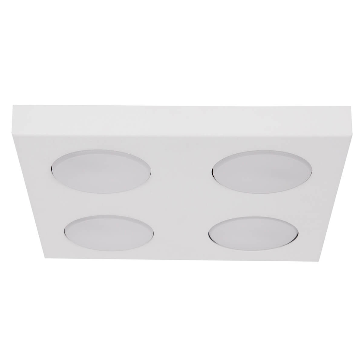 Kwadratowa lampa nasufitowa do gabinetu Hero 40999 square biała