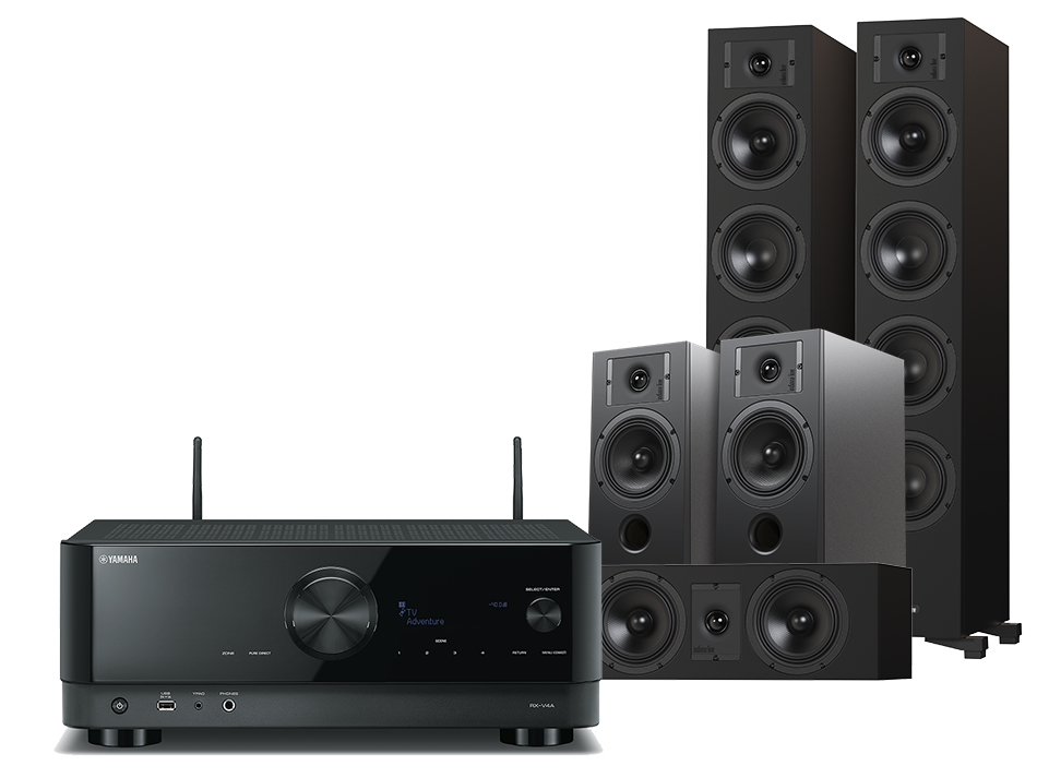 Yamaha RX-V4A + Diva 6 + 3 + 7