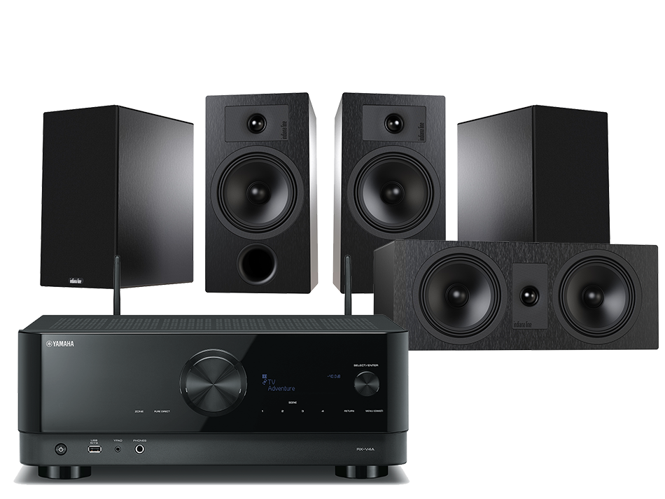 Yamaha RX-V4A + Tesi 3 + 3 + 7