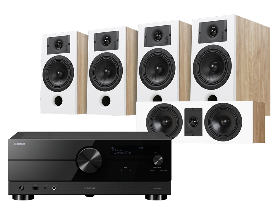 Yamaha RX-A2A (czarny) + Diva 3 + 3 + 7 (dąb)