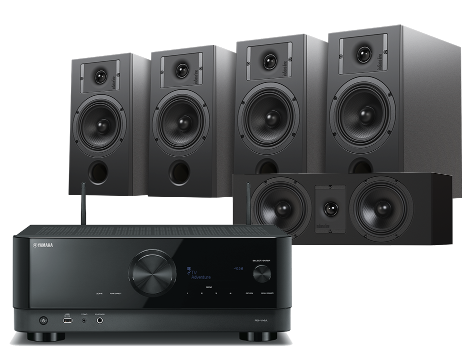 Yamaha RX-A4A (czarny) + Diva 3 + 3 + 7 (czarny)