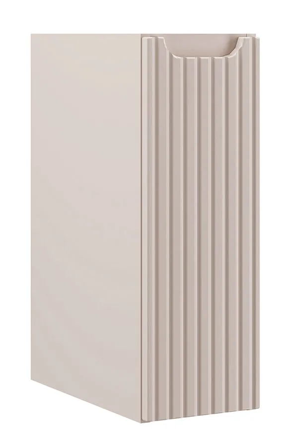 Wąska wisząca szafka łazienkowa w kolorze cashmere M3-S36